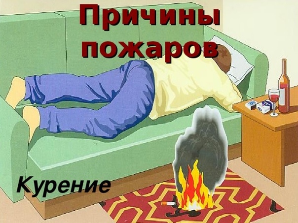Сигарета причина пожара. Сигарета причина пожара.